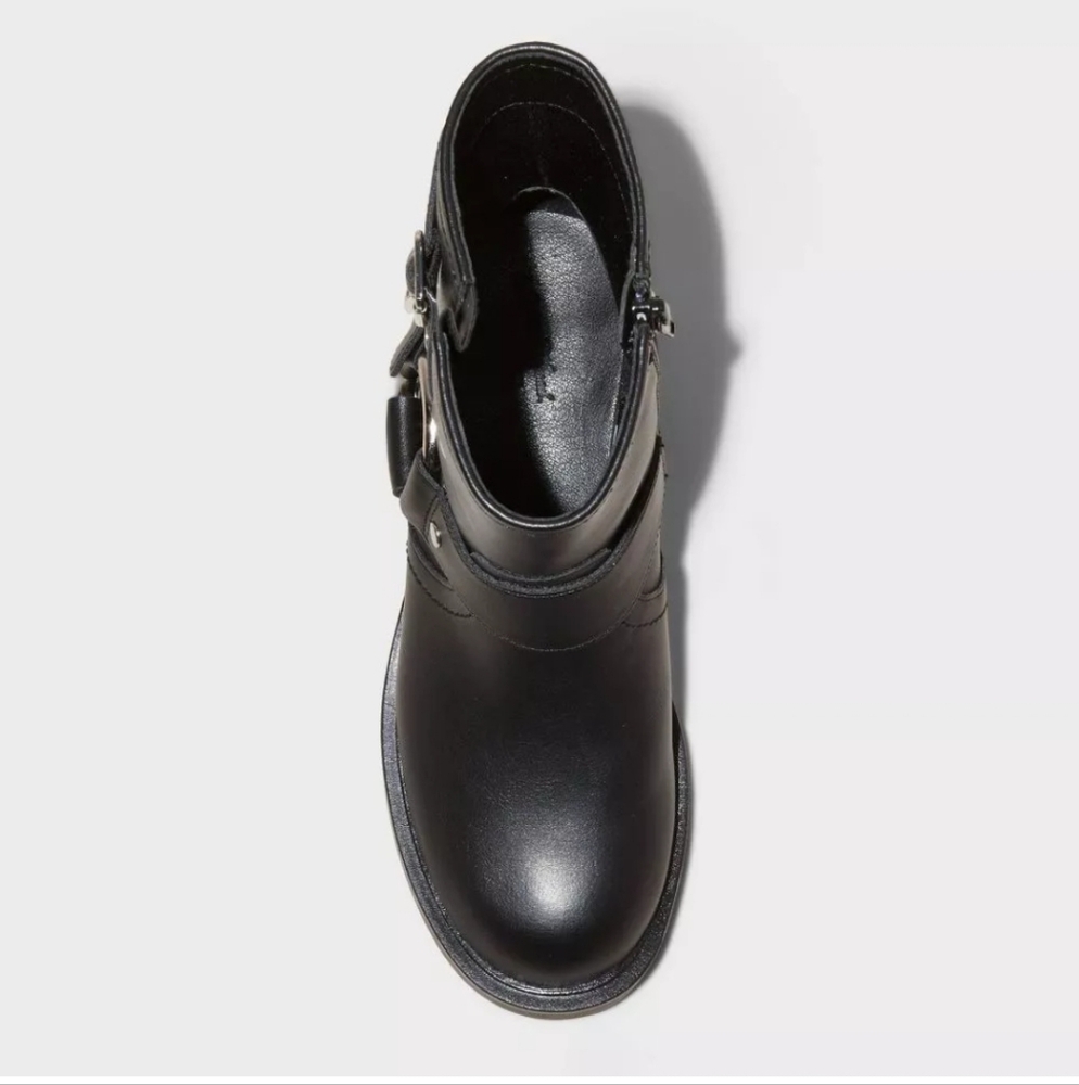Universal Thread Women's Connor Harness Buckle Ankle Boots - Picture 2 of 3